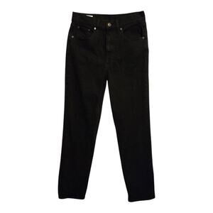Gap Jeans Womens Size 2R Black Sky High Straight Leg Neutral Normcore Capsule